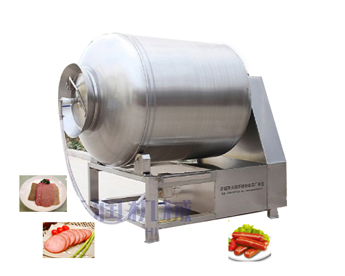 火腿肉原料腌制入味设备真空滚揉机(图1) 火腿肉原料腌制入味设备真空滚揉机(图1)